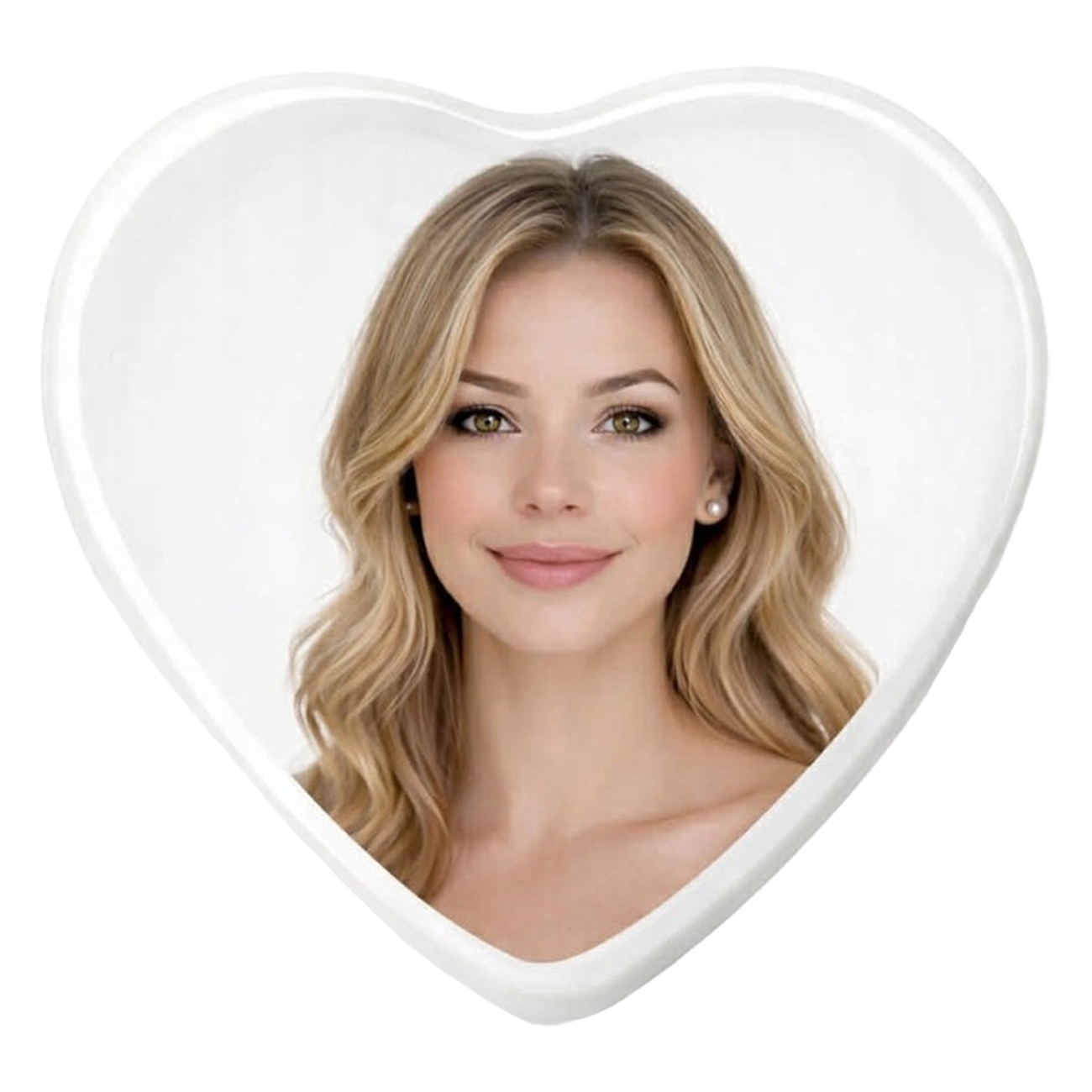 Zamów Zdjęcie na porcelanie w kształcie serduszka